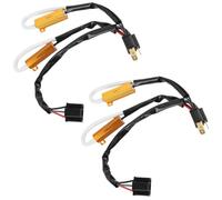 Gutol Adaptateur De Câblage H4 9003 Avec Décodeur À Double Résistance, Annulateur D'erreur Et Conversion HID Pour Phares Et Feux Antibrouillard De Voiture Ou SUV (50 W, 6 Ω)