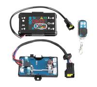 Gutol Contrôleur LCD pour Chauffage d'air Diesel 12V/24V - Moniteur de Chauffage de stationnement avec Interrupteur LCD, télécommande et Carte mère de Type Y pour Voitures et camions