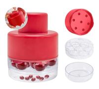 Gutol Dénoyauteur à cerises multiple, outil de cuisine à 7 trous, pour olives, raisins, dattes et plus encore.