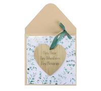 Gutol Pendentif En Bois Avec Enveloppe Et Carte « Nouvelle Maison », Souvenir De Félicitations Et De Bienvenue Pour Votre Nouvelle Maison, À Offrir À Vos Amis Ou À Votre Famille.
