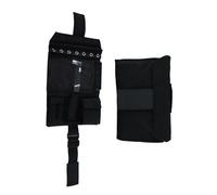 Gutol Planche de genou réversible noire classique avec porte-bloc et porte-stylo, pour pilotes professionnels et aviation générale.