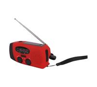 Gutol Radio à manivelle avec énergie solaire, radio d'urgence à dynamo manuelle, batterie 2000 mAh Ni-MH, récepteur universel pour le camping et les activités de plein air