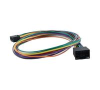 Gutol Rallonge de faisceau de câbles ISO 16 broches pour autoradio, câble de 60 cm, pour l'installation d'un autoradio.
