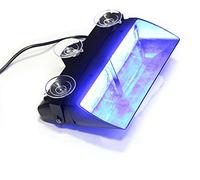 GutReise Bleu 16 W 16LED voiture camion de Police Strobe Flash avertisseur lumineux Super Brillant