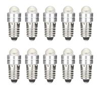GutReise E5 (E5.5) Ampoules LED, 10 pièces E5 Ampoule à vis DC12V Blanc froid 0.2Watts 6-7Lm (12V, Cold White)