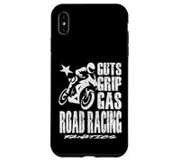 Guts Grip Gaz Road Racing Fanatiques de moto sport automobile Coque pour iPhone XS Max
