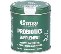 Gutsy Probiotics Supplement Chiens Aliment 80 pc(s)
