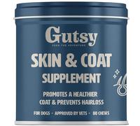 Gutsy Skin & Coat Supplement Chews 80 Pièces