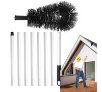 Gutter Cleaning Brushes | User Friendly Brush, Portable Cleaner Brush | Multipurpose Space-Saving Lightweight Compact Sturdy Gutter Cleaning Tools Efficient Easy Quick Leaf Debris Outdoor Removal