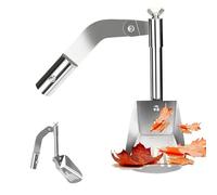 Gutter Cleaning Scoop | Enlever facilement les feuilles et la saleté - Pelle télescopique en acier inoxydable pour feuilles, fossés, saleté, nettoyage du jardin