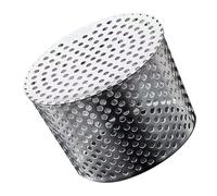 Gutter Downspout Guard for Outdoor Drainage, Stainless Steel Downspout Strainer Mesh, Leaf and Debris Stopper for Roof Gutters, Drain Cover Cleaning Tool for Home Shed Garden Rainwater System