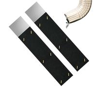Gutter Noise Dampener - 2x silencieux de gouttière portable, outil d'insonorisation multifonction réglable pour tuyaux domestiques, réduit le bruit de pluie, compatible avec la plupart des toits