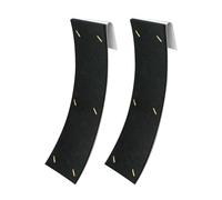 Gutter Noise Dampener - Aluminum 30cm, Rain Sound Silencer, 2 Piece Set | Sponge Lining, Downspout Drip Buffer, Outdoor Audio Filter For Home, Office, Outside, Apartment, House, Balcony, Gutter