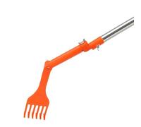 Gutter Rake - ABS, Long Reach Cleaning Tool Leaf Removal Brush | Lightweight Extended Handle Debris Clearing for Hard-to-Reach Areas, Roof Cleaning Rake for Roof, Ground Drain, Garden, Lawn, Walkway