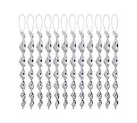 Gutyan Épouvantail répulsif Contre Les Oiseaux Spirale réfléchissante pour Jardins Jardins et quais à Effet de Serre 12Pcs 30cm Peur des Oiseaux pour Le contrôle des Oiseaux