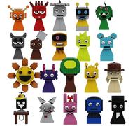 GUUIESMU Sprunki Building Blocks,Sprunki Toys,Sprunki Figuren,Fun Bot/Raddy/Oren/Vineria/Clukr Horror Normal Form, Monster Horror Game Action Figure Model Display and Collectible (20PCS)