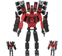 GUUIESMU The New Upgraded Titan Cameraman Building Blocks Toys,Upgraded Titan Speakerman,Titan TV Man,Game Model Figure,Building Block Toys (A)