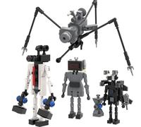 GUUIESMU The New Upgraded Titan Cameraman Building Blocks Toys,Upgraded Titan Speakerman,Titan TV Man, Game Model Figure, Building Block Toys (F)