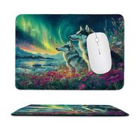 Guuogxan Petit Tapis de Souris Compact Aurore du Loup 250 x 200 mm bn-546