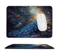 Guuogxan Petit Tapis de Souris Compact Paon étoilé 400 x 300 mm bn-942