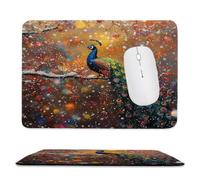 Guuogxan Petit Tapis de Souris Compact Paon Hiver 400 x 300 mm bn-510