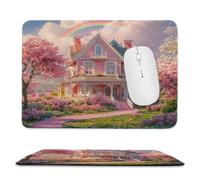 Guuogxan Petit Tapis de Souris Compact Rainbow Cottage 400 x 300 mm bn-98