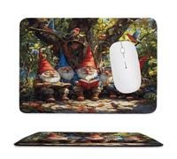 Guuogxan Petit Tapis de Souris Compact Rouge Nain 180 x 220 mm bn-1037