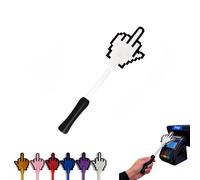 GUUTHQOR Credit Card Wand Holder, Thumb Contactless Stick Design, 3D Printed Payment Card Case, Fun Checkout Access Tool, Portable Cards Holder for Store Shopping and Party Prank Use (White)