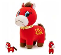 GUUTHQOR Crying Horse,Year of The Horse Lucky Mascot New Year Good Luck Gift 2026,Lucky Chinese Lunar Mascot Zodiac Ornament (Crying Horse,25cm)