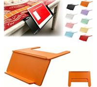 GUUTHQOR Mahjong Card Holder for Table, Under Mat Slide in Stand Angled Viewing Rack Foldable 3D Printed Space Saving Accessory Home Party Game Night Gatherings Clubs Vacation (Orange)