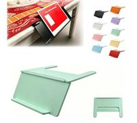 GUUTHQOR Mahjong Card Holder for Table, Under Mat Slide in Stand Angled Viewing Rack Foldable 3D Printed Space Saving Accessory Home Party Game Night Gatherings Clubs Vacation (Green)