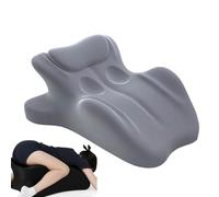 GUUZETU Arcova Sweet Spot Pillow - 27 ° Angle Position Parfaite, Chiro Monk Couples Oreiller, Couples Posiètes Posièmes Poutenir Les oreillers, Memory Moard Coshion pour l'intimité (Gray)