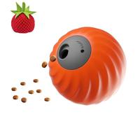 GUUZETU Zoomie Buddy 2.0, coule de Boules de Nourriture avec Couverture en Peluche de Fruits, Touche Intelligente et exécuter Un Jouet de Chien interactif, Boule de roulement Automatique (A2-3)