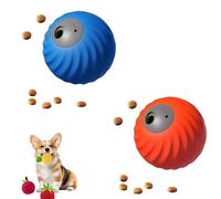 GUUZETU Zoomie Buddy 2.0, coule de Boules de Nourriture avec Couverture en Peluche de Fruits, Touche Intelligente et exécuter Un Jouet de Chien interactif, Boule de roulement Automatique (A3)
