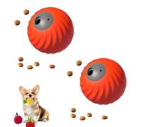 GUUZETU Zoomie Buddy 2.0, coule de Boules de Nourriture avec Couverture en Peluche de Fruits, Touche Intelligente et exécuter Un Jouet de Chien interactif, Boule de roulement Automatique (A5)