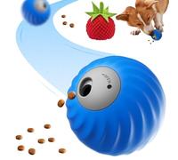 GUUZETU Zoomie Buddy 2.0, coule de Boules de Nourriture avec Couverture en Peluche de Fruits, Touche Intelligente et exécuter Un Jouet de Chien interactif, Boule de roulement Automatique (A1-3)