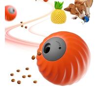 GUUZETU Zoomie Buddy 2.0, coule de Boules de Nourriture avec Couverture en Peluche de Fruits, Touche Intelligente et exécuter Un Jouet de Chien interactif, Boule de roulement Automatique (A2-1)