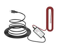 GUUZI 320cm de Longueur Mini Dash Cam Hardwire Kit pour Dash Camera12V-24V à 5V/2.5A Chargeur de caméra de Tableau de Bord de Voiture Cordon d'alimentation pour Mini USB Dash Cam