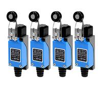 GUUZI 4 pièces Réglable ME-8104 Tournante en Plastique NC-NO Interrupteur de Fin de Course Momentané de Bras de Levier de Rouleau pour CNC Mill Laser Plasma 0~250V/5A