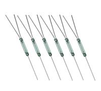 GUUZI 6 Pièces Bricolage Interrupteur à Lames électronique 3 Broches 4W Interrupteur Magnétique Conversion Normalement Ouverte 2.5 MM × 14 MM NO NC