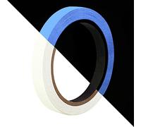 GUUZI Ruban Luminescent Dans le Noir 1cm*10m Ruban Fluorescent Lumineux et Longue Durée - Ruban Lumineux pour Décorations de Nuit, Sports de Plein Air et Marquage à Domicile (Bleu)