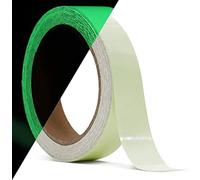 GUUZI Ruban Luminescent Dans le Noir 2cm*10m Fluorescent Lumineux et Longue Durée - Pour Décorations de Nuit, Sports de Plein Air et Marquage à Domicile (Vert)