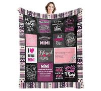 Guvisu Couverture Mimi pour Mimi de la Part d'une Petite-Fille - 127 x 152,4 cm