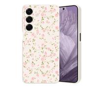 Guxira Coque Compatible avec Samsung Galaxy A56 5G, Étui de Protection Antichoc Silicone Case avec Motif Fleurs Design Souple Anti-Rayures Protection Cover, Petite Rose