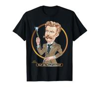 Guy de Maupassant, Auteur français Maître des Nouvelles T-Shirt