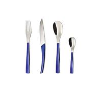 Guy Degrenne Quartz Ménagère 24 Couverts Manche Bleu