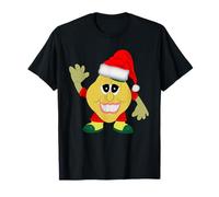 Guy Souriant au Citron avec Bonnet de Père Noël T-Shirt