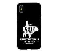 Guy sur Un Buffle ~ Possum Possee drôle Coque pour iPhone X/XS