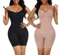 GuYaNa Cloud Bras - Body complet lissant sans couture, shapewear pour le contrôle du ventre des femmes, body shapewear pour femmes (2 Pcs B,XL)