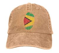 Guyana Flag Ideas Only on Pinterest Men's Women's Adjustable Baseball Caps Yarn-Dyed Denim Hip Hop Cap